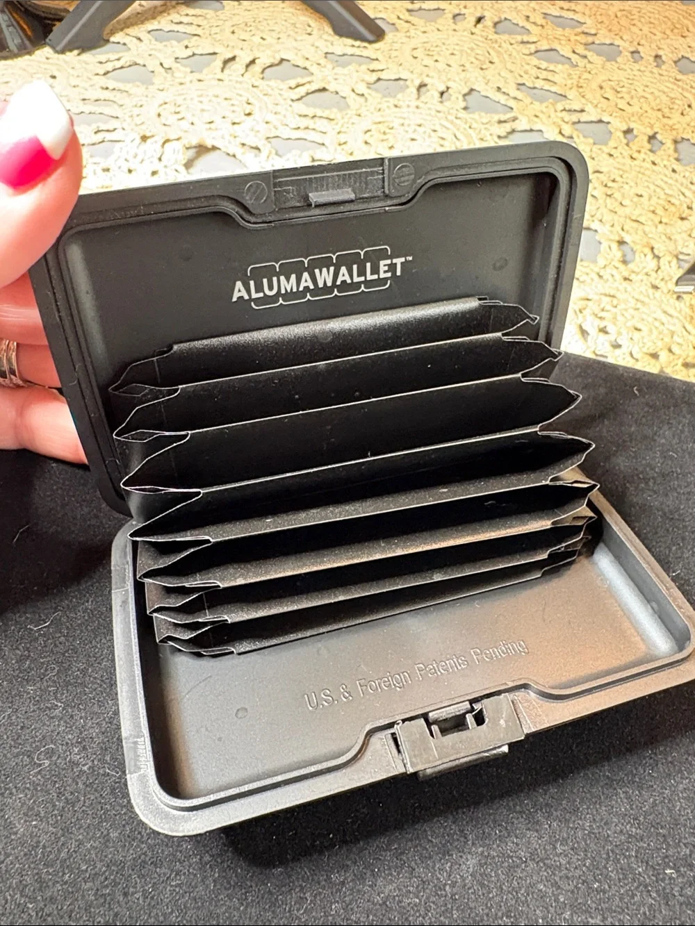 Slim Silver Alumawallet Metal Card Case